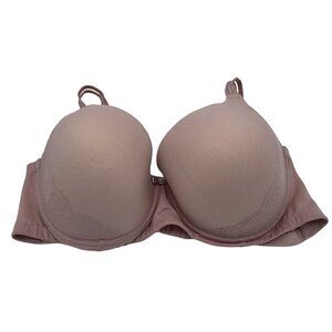 Ava & Viv T-Shirt Bra Lightly Lined Convertible Dusty Rose Underwire Womens 44DD